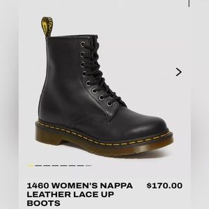 1460 Nappa women’s leather Dr Martens🪩